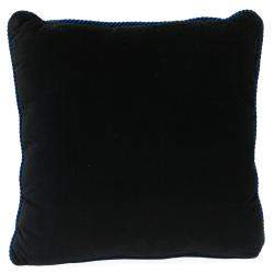 Versace Medusa Blue Cotton & Velvet Cushion 45 CM