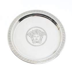 Versace Silver 925 Medusa Mini Round Tray 