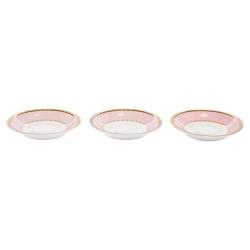 Pre Owned Versace x Rosenthal Le jardin de Versace Saucers Set of 3