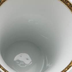 Rosenthal Meets Versace Medusa Blue Porcelain Vase
