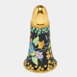 Rosenthal Meets Versace Gold Ivy Floral Print Porcelain Salt Shaker
