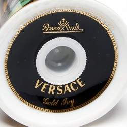 Rosenthal Meets Versace Gold Ivy Floral Print Porcelain Salt Shaker