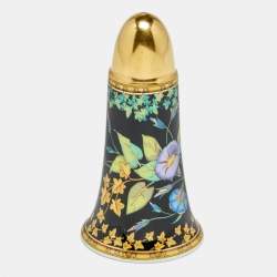 Rosenthal Meets Versace Gold Ivy Floral Print Porcelain Pepper Shaker