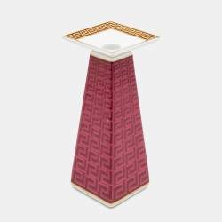 Versace X Rosenthal Méandre Porcelain Candle Holder