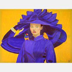 Stunning Violet By Victoria Stagni, United States,2024 (76 X 101)
