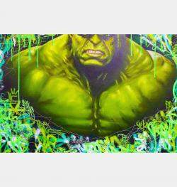 Hulk Art By Vincent Bardou, France,2024 (80 X 80)