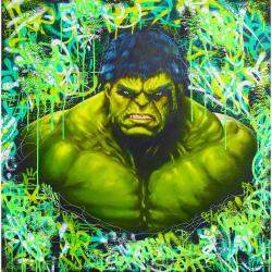 Hulk Art By Vincent Bardou, France,2024 (80 X 80)