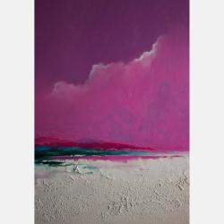 Somewhere Behind The Clouds By Zhanna Kondratenko, Ukraine,2024 (90 X 90)