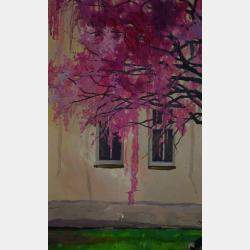 Blossoming. Cyclist By Zhanna Kondratenko, Ukraine,2023 (90 X 75)