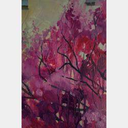 Blossoming. Cyclist By Zhanna Kondratenko, Ukraine,2023 (90 X 75)