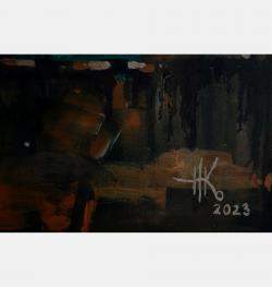 Blossoming. Cyclist By Zhanna Kondratenko, Ukraine,2023 (90 X 75)