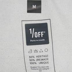 Pre Owned 1/off Blue Denim High Waist Baggy Remade Jeans M Waist 32"