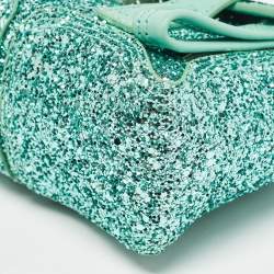 3.1 Phillip Lim Mint Green Glitter and Leather Nano Pashli Satchel