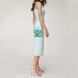 3.1 Phillip Lim Mint Green Glitter and Leather Nano Pashli Satchel