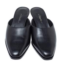 Pre Owned صندل مول 3.1 فيليب ليم مول جلد أسود مقاس 35