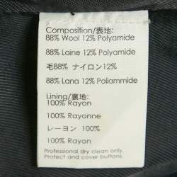 3.1 Phillip Lim Black Wool Double Breasted Jacket M