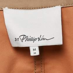 3.1 Phillip Lim Beige Gabardine Double Breasted Trench Coat M
