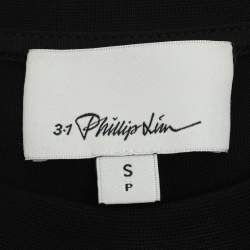 Pre Owned 3.1 Phillip Lim Black Jersey Top S