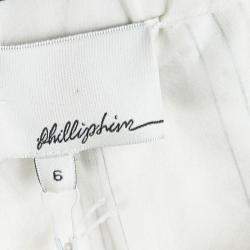 3.1 Phillip Lim Monochrome Pin Striped Silk Pajama Shorts M