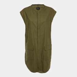 Pre Owned 3.1 Phillip Lim Olive Green Cotton Crew Neck Tunic Dess M