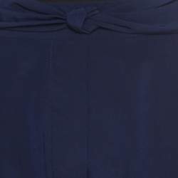 Pre Owned 3.1 Phillip Lim Navy Blue Elasticized Waist Silk Pants M