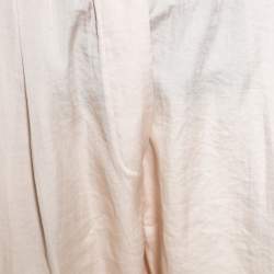 Pre Owned بنطلون 3.1 قيليب ليم خوخي جيوب ديرابيه وسط مطاطي XS