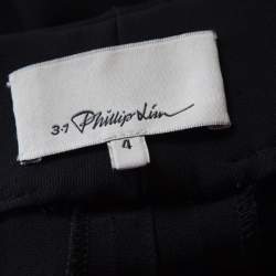 Pre Owned 3.1 Phillip Lim Black High Rise Side Buttoned Trousers S