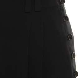 Pre Owned 3.1 Phillip Lim Black High Rise Side Buttoned Trousers S