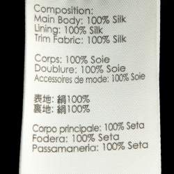 Pre Owned 3.1 Phillip Lim Black Silk Crepe Static Beaded Sleeve Top XS