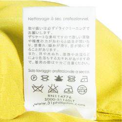 Pre Owned 3.1 Phillip Lim Mustard Yellow Silk Zip Detail Sleeveless Jumpsuit XS