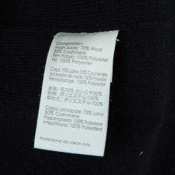 Pre Owned جاكيت3.1 فيليب ليم مزين بسحاب أمامي مبطن لون متباين أسود XS 