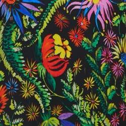 مملوكة مسبقًا 3.1 Phillip Lim Black Floral Printed Crepe Cold-Shoulder Mini Dress S