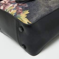3.1 Phillip Lim Multicolor Floral Print Canvas and Leather Crossbody Bag