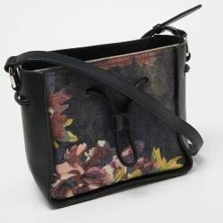 3.1 Phillip Lim Multicolor Floral Print Canvas and Leather Crossbody Bag