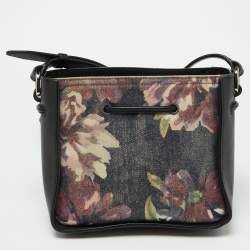 3.1 Phillip Lim Multicolor Floral Print Canvas and Leather Crossbody Bag
