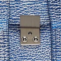 3.1 Phillip Lim Blue/White Leather Mini Pashli Satchel