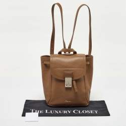 Pre Owned 3.1 Phillip Lim Brown Leather Back Soft Pashli Backpack