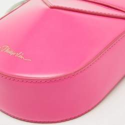 3.1 Phillip Lim Neon Pink Leather Mini Soleil Box Case Bag