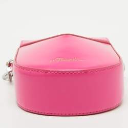 3.1 Phillip Lim Neon Pink Leather Mini Soleil Box Case Bag