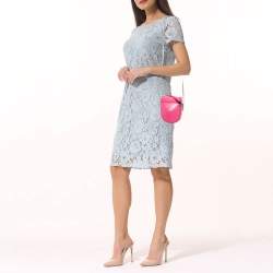 3.1 Phillip Lim Neon Pink Leather Mini Soleil Box Case Bag