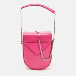 3.1 Phillip Lim Grey Leather Small Drawstring Bucket Soleil