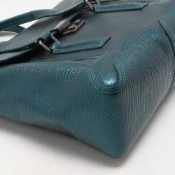 3.1 Phillip Lim Metallic Blue Leather Pashli Satchel