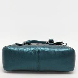 3.1 Phillip Lim Metallic Blue Leather Pashli Satchel