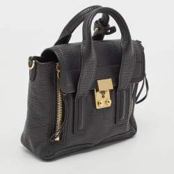 3.1 Phillip Lim Black Leather Mini Pashli Satchel