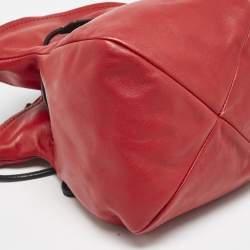 3.1 Phillip Lim Red/Black Leather Mini Ray Glove Pouch