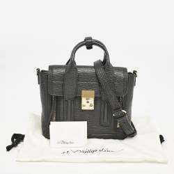 3.1 Phillip Lim Black Leather Mini Pashli Satchel