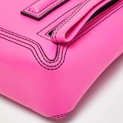 Pre Owned حقيبة 3.1 فيليب ليم باشلي ميني جلد وردي نيون