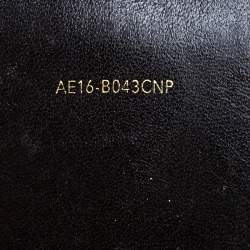 Pre Owned 3.1 Phillip Lim Black/White Leather Small Soleil Bucket Bag  