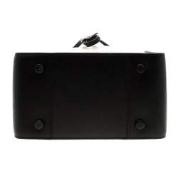 Pre Owned 3.1 Phillip Lim Black/White Leather Small Soleil Bucket Bag  