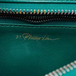 Pre Owned 3.1 Philip Lim Green Leather Ryder Top Handle Bag